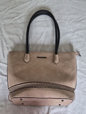 Montana Wesr Tote Purse with Black Rope Handles
